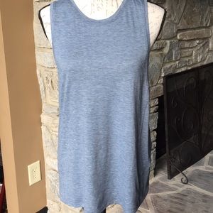 Lululemon Box it out heathered  blue tank